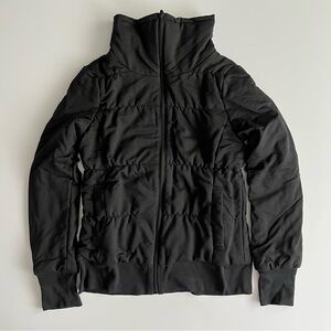 Colosseum french terry puff jacket, black, xs